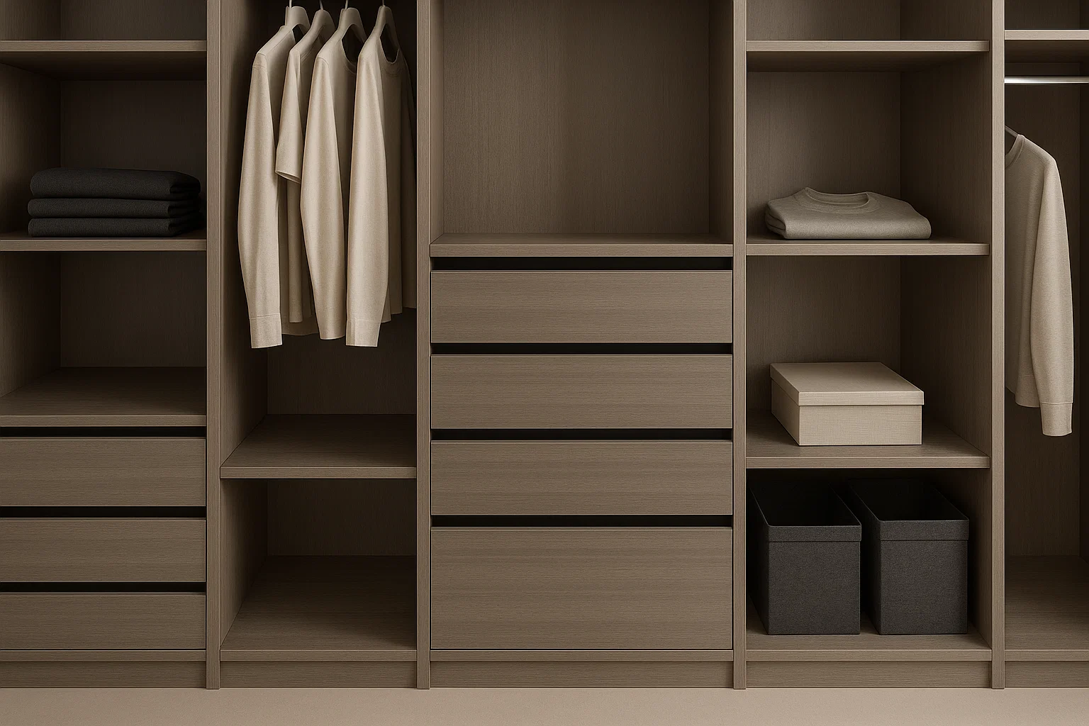 cajonera madera gris