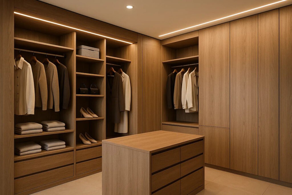 vestidor isla central