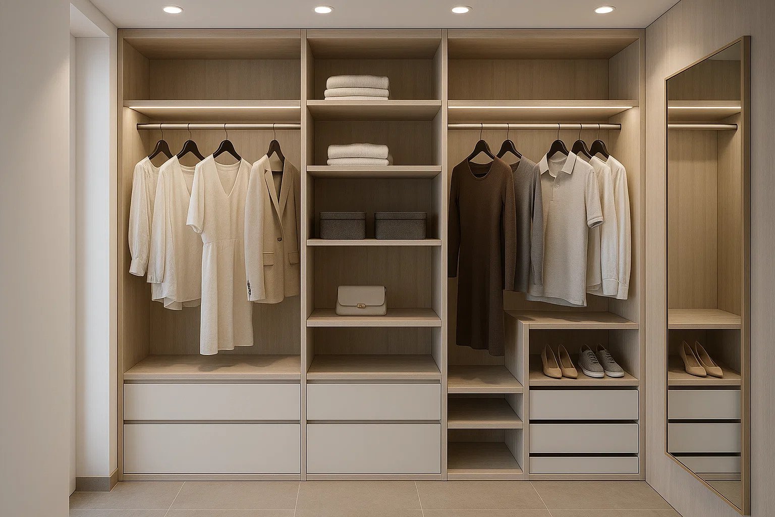 vestidor pequeño blanco