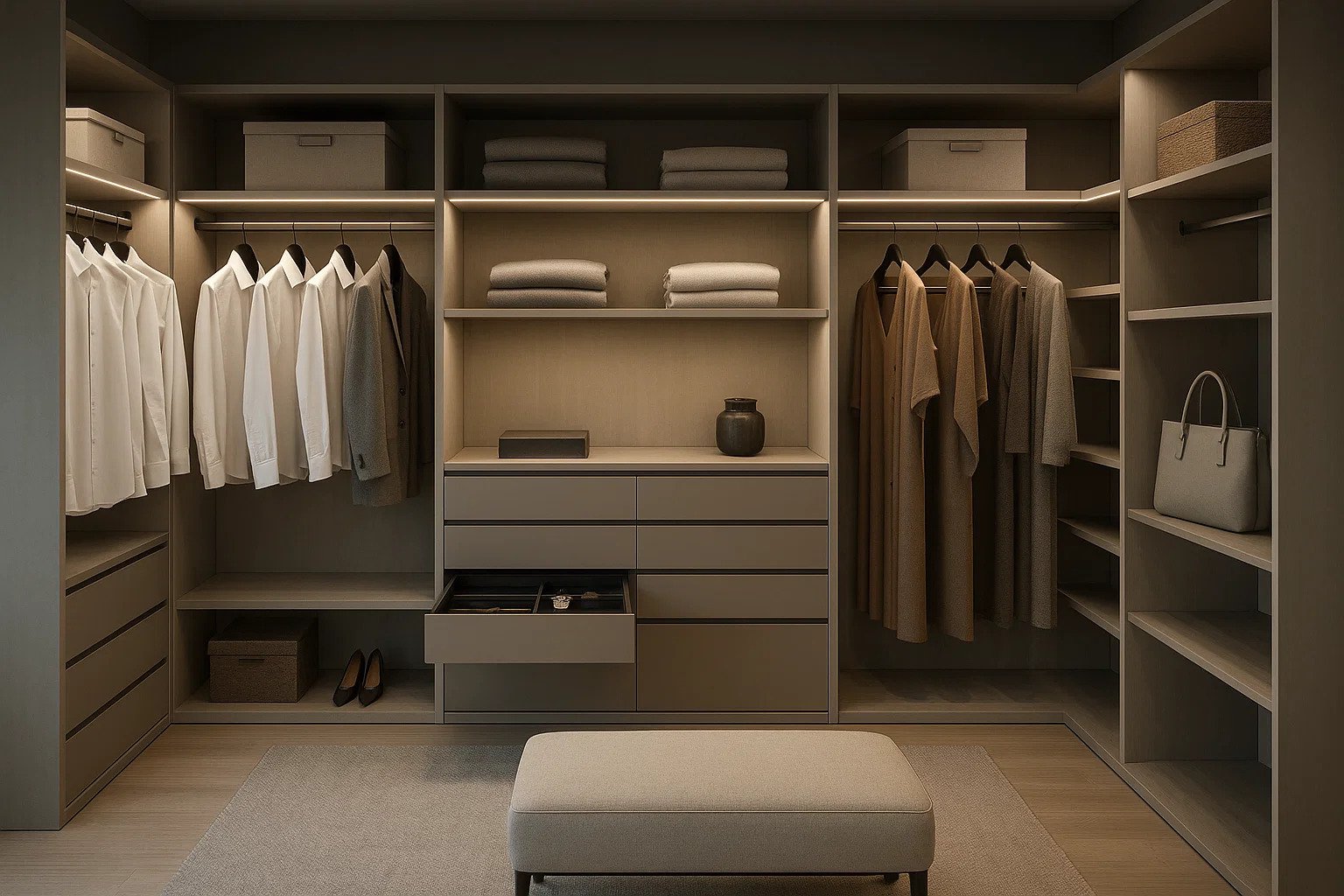 vestidor sofa central