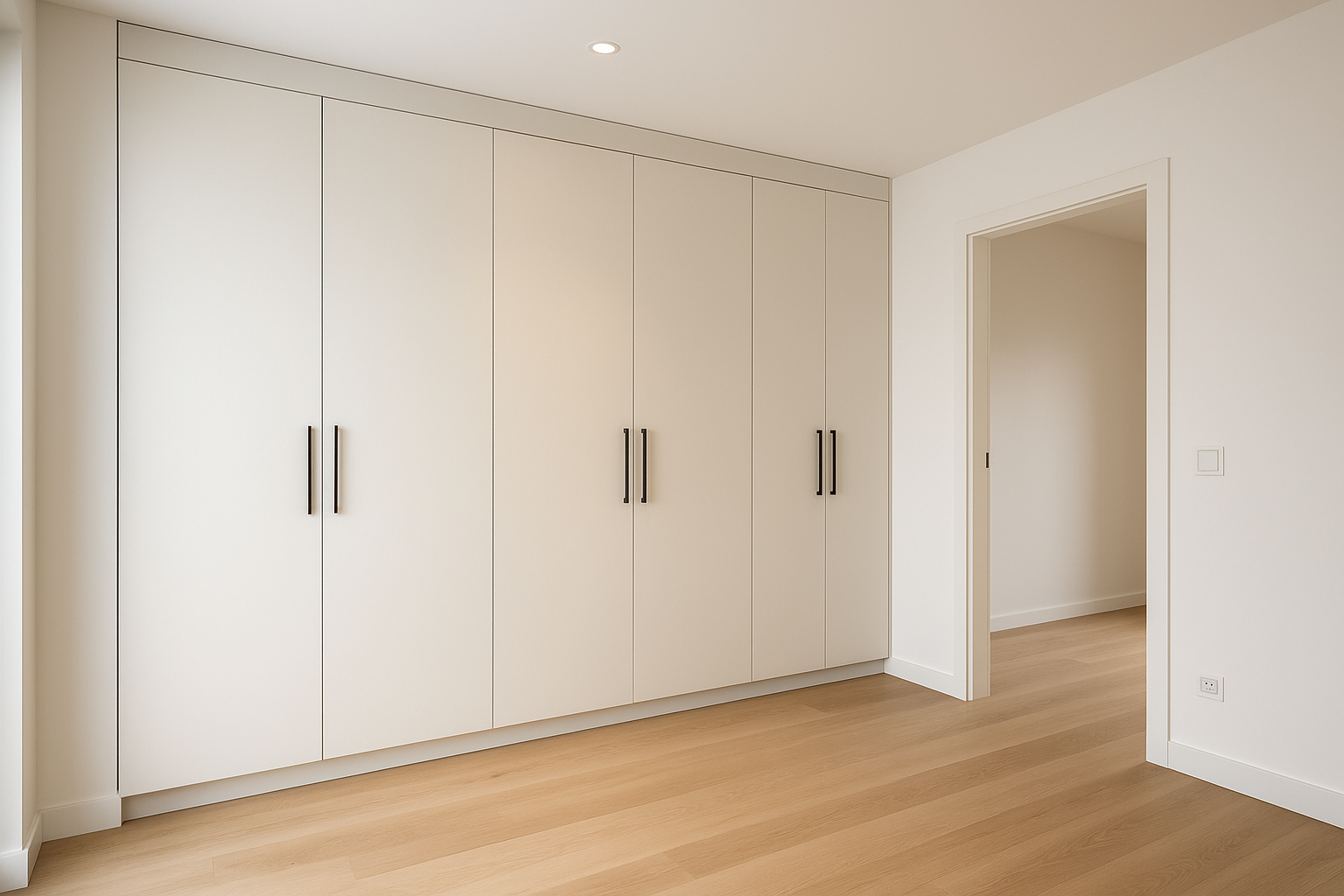 Armarios empotrados con tiradores