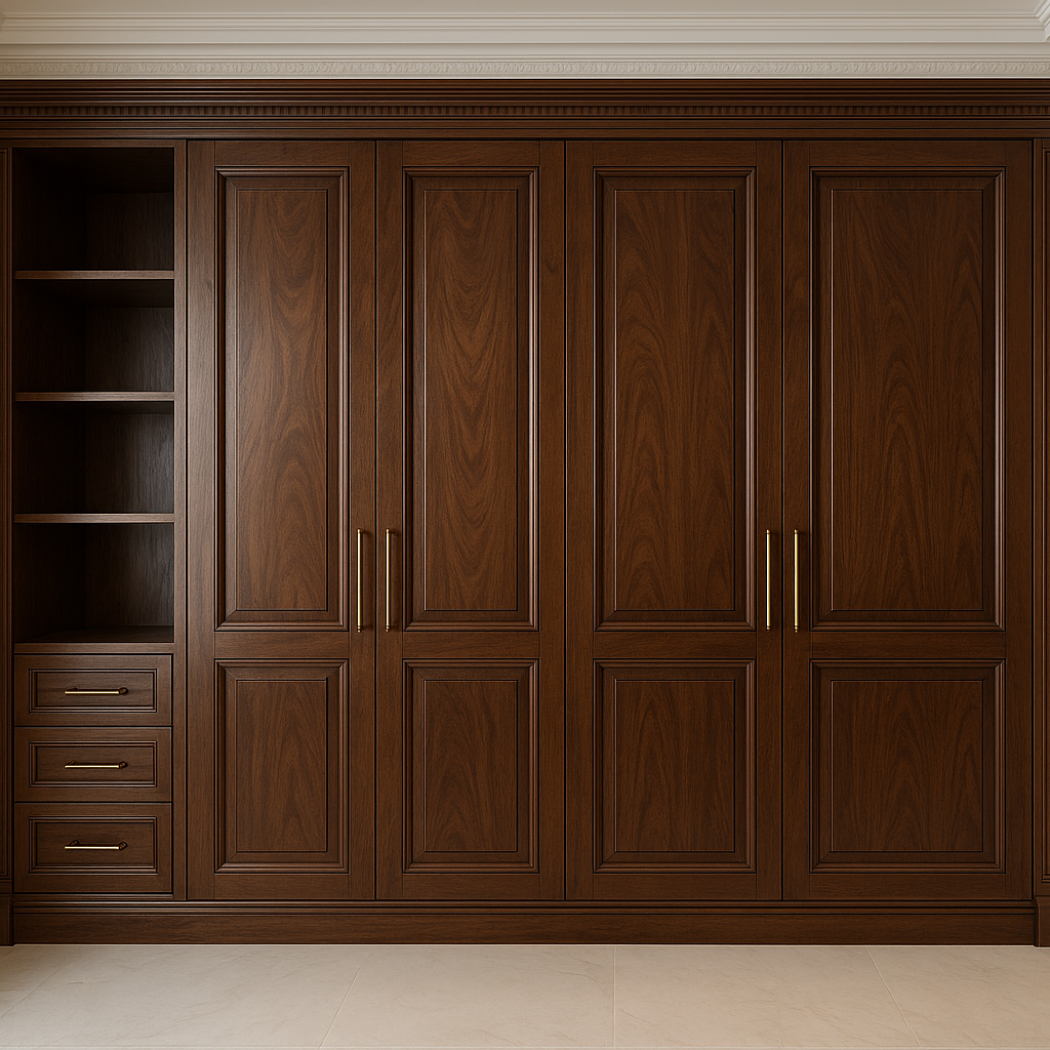 ARMARIOS de madera natural