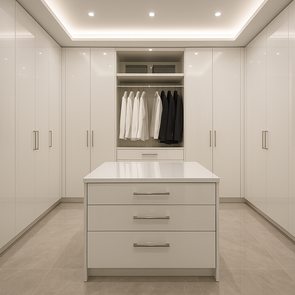 Vestidores con Acabado Lacado a Medida