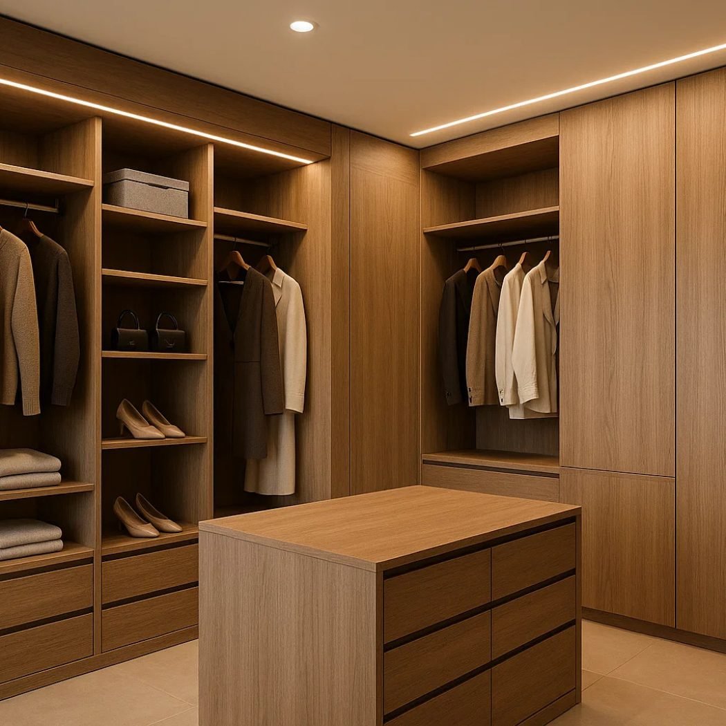 vestidor isla central